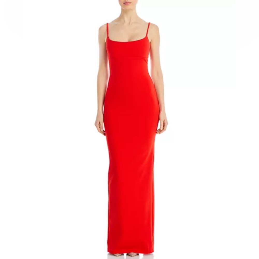 NOOKIE Bailey Column Gown - Cherry - Size Large
